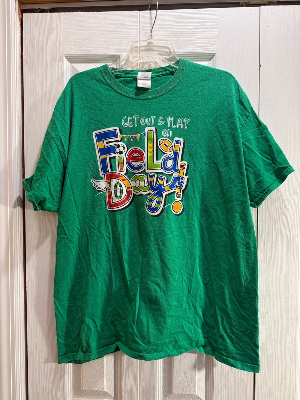 Any teachers need a Field Day shirt?  Green Field Day Tee